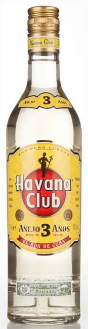 HAVANA CLUB 3 YEAR RUM 70CL
