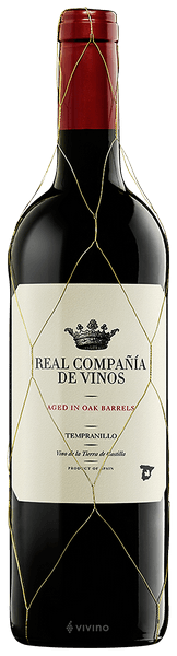 REAL COMPANIA DE VINOS AGED IN OAK BARRELS TEMPRANELLO